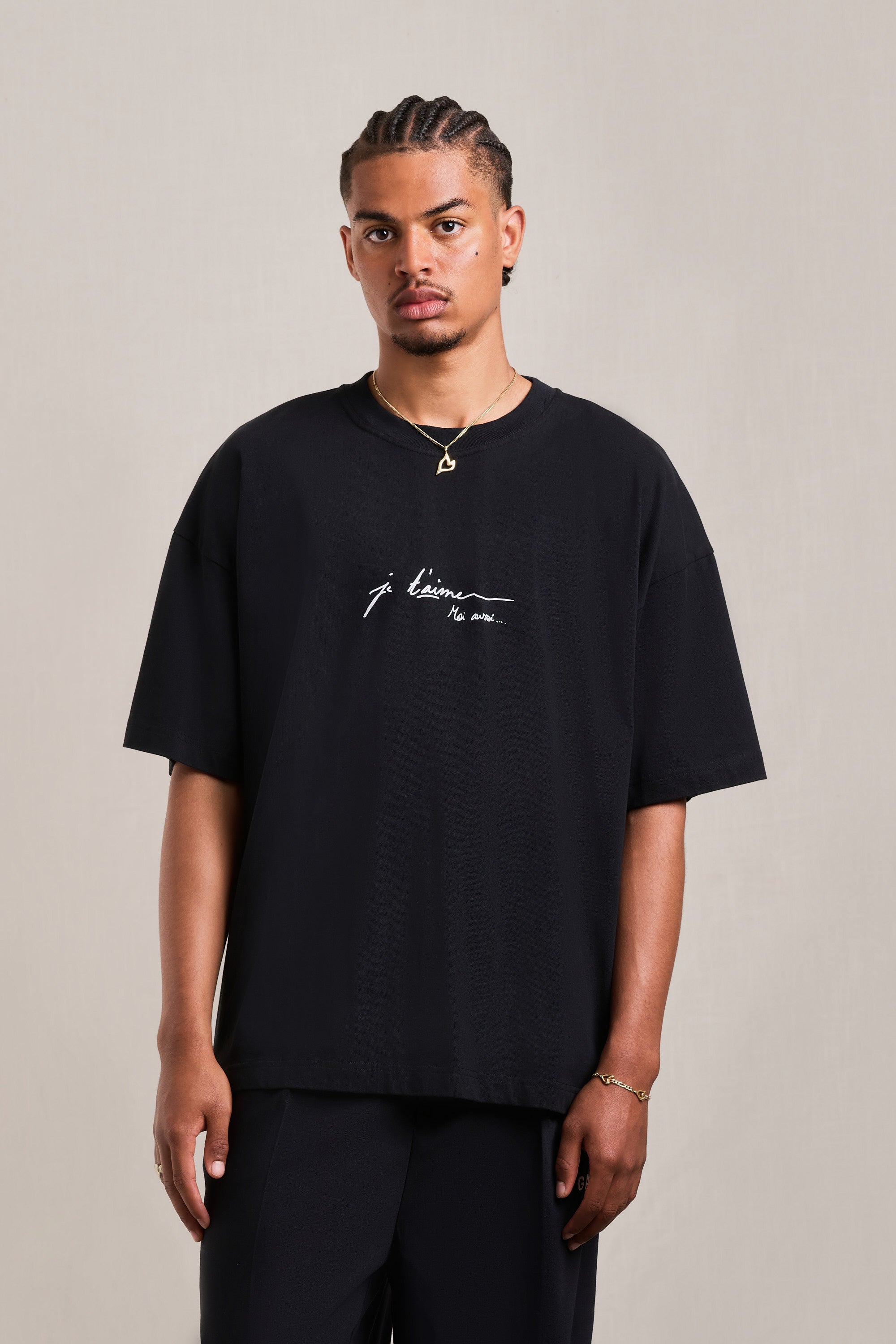 Je t'aime T-shirt - Black – GAKÉ