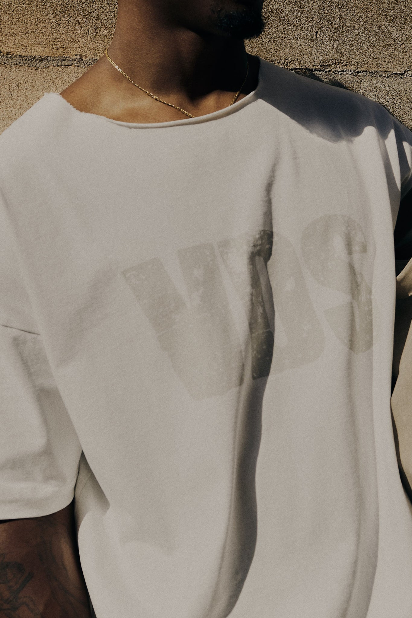 Faded VDS T-shirt – Vintage White