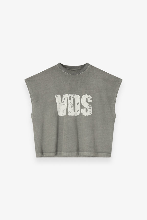 Faded VDS Muscle Tee – Vintage Grey