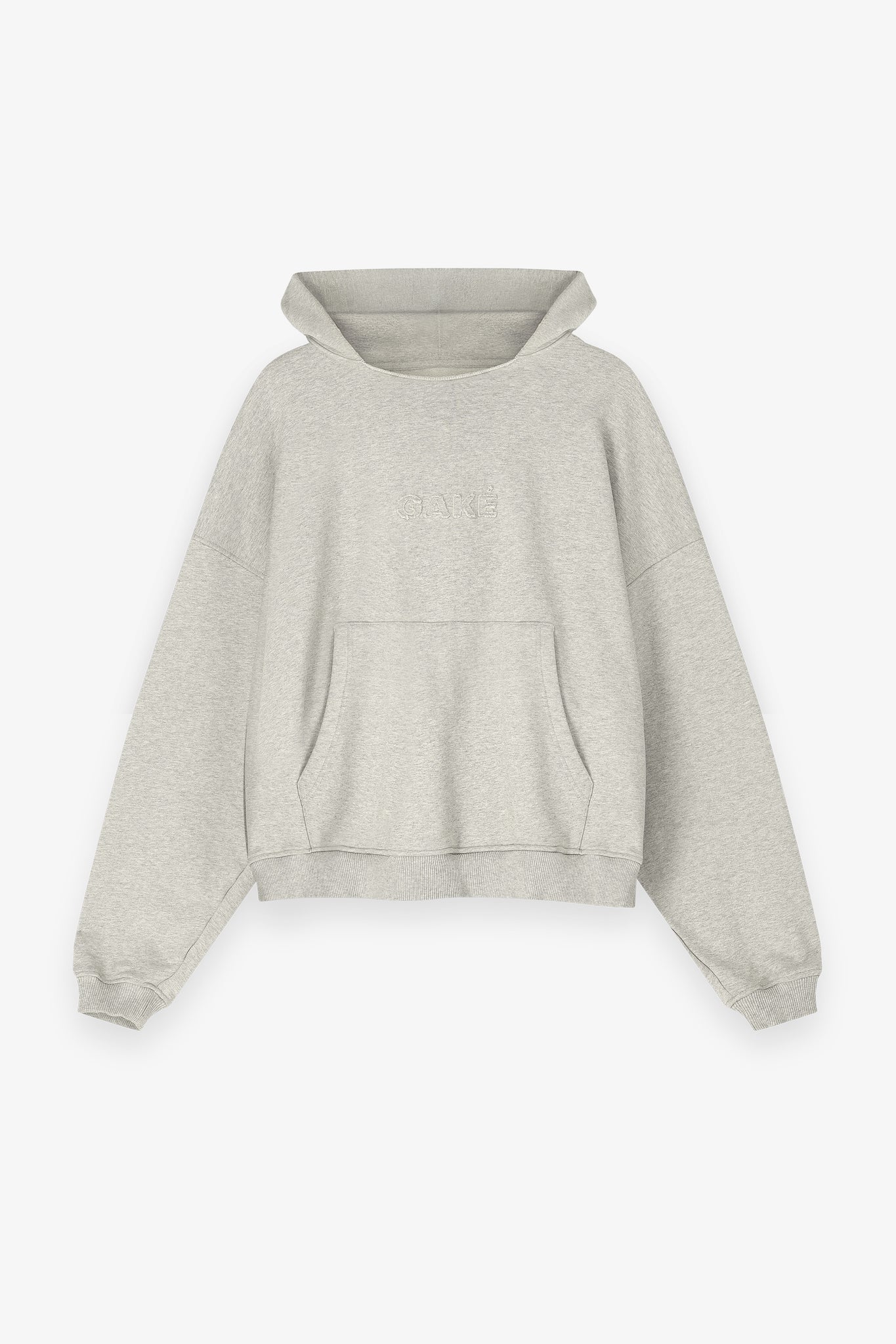 Relaxed Hoodie – Marl Grey