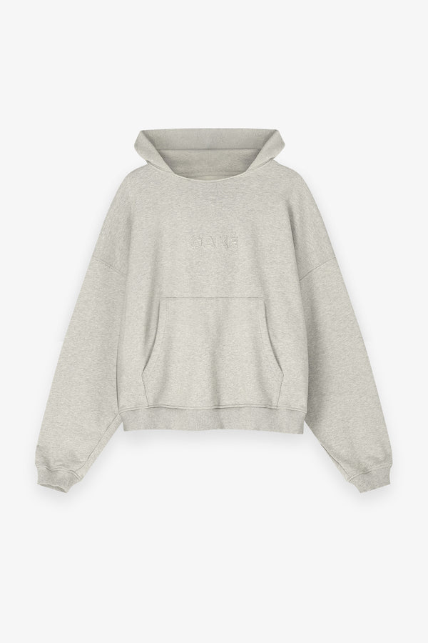 Relaxed Hoodie – Marl Grey