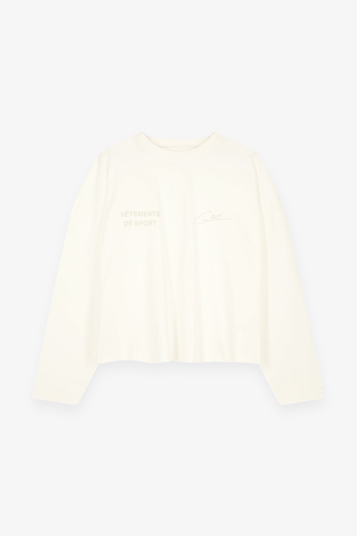 Classic VDS Signature Long Sleeve T-shirt – Vintage White