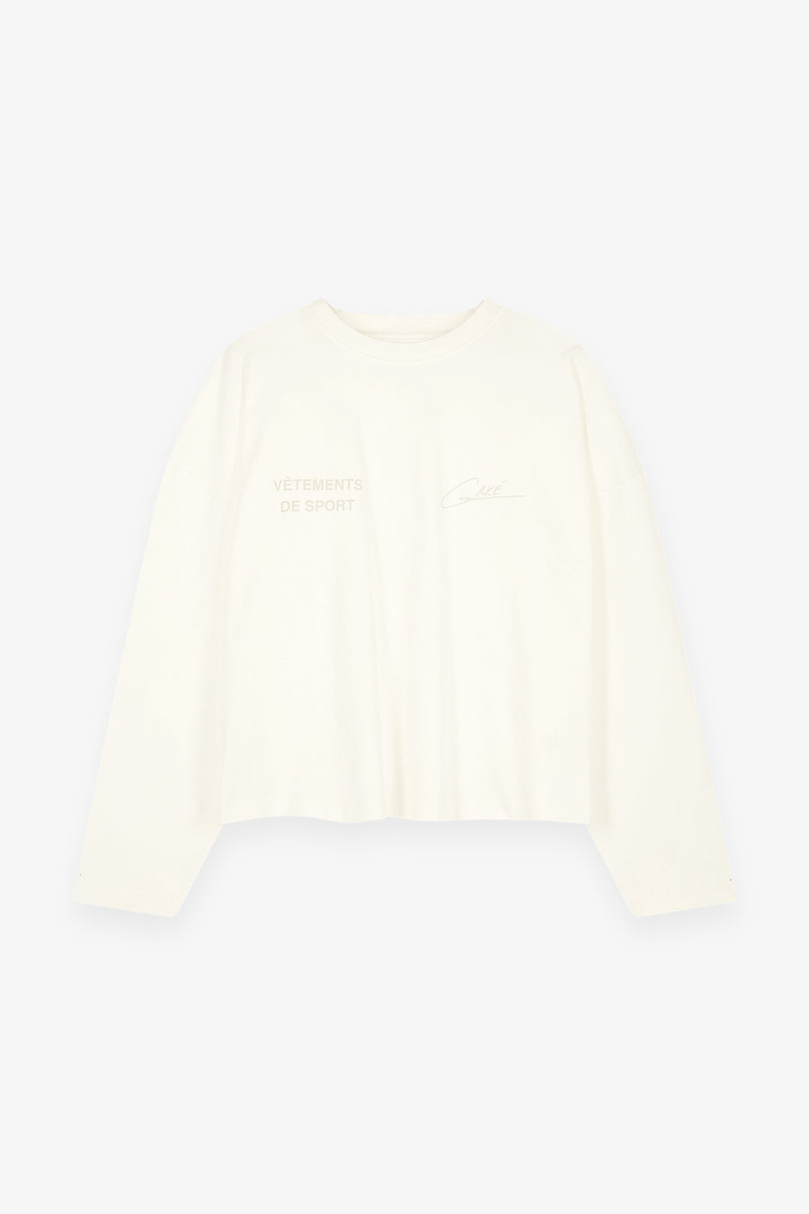 Classic VDS Signature Long Sleeve T-shirt – Vintage White