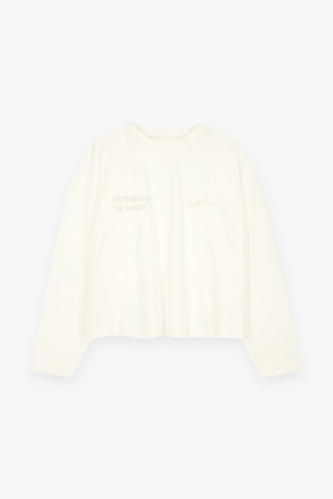 Classic VDS Signature Long Sleeve T-shirt – Vintage White