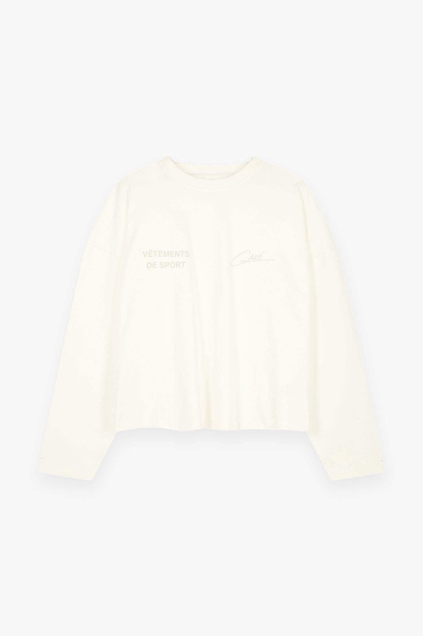 Classic VDS Signature Long Sleeve T-shirt – Vintage White