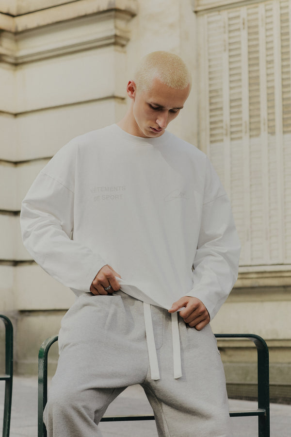 Classic VDS Signature Long Sleeve T-shirt – Vintage White