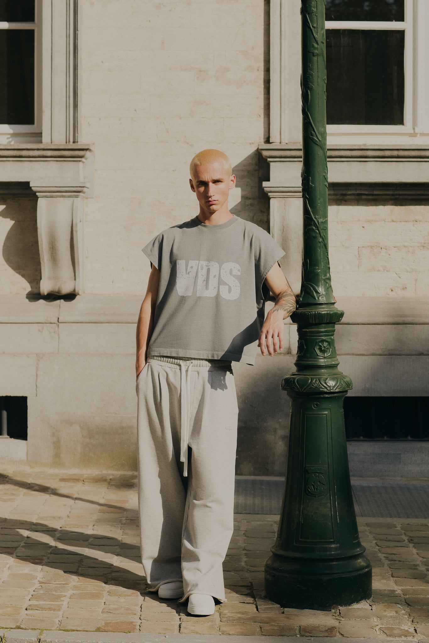 Faded VDS Muscle Tee – Vintage Grey